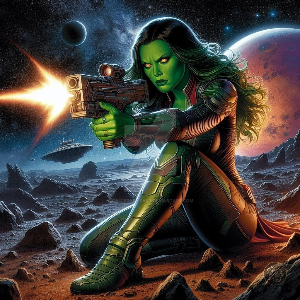 Princess Gamora The Avengers - Guardians of the Galaxy - Gamora by GalleryBrisArt on ...