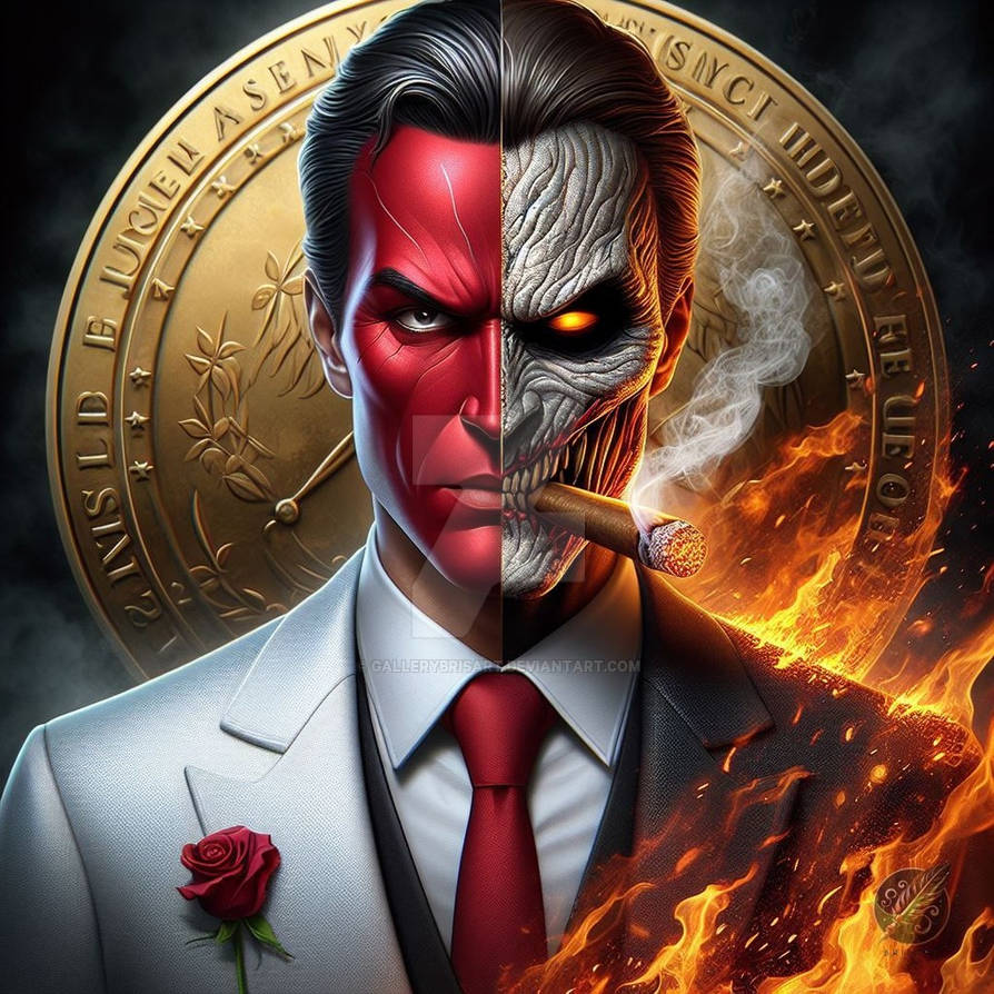 Two-Face by GalleryBrisArt on DeviantArt