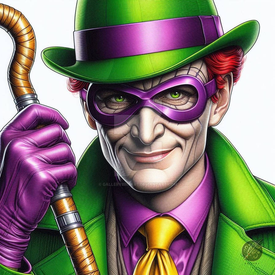 Ninja Riddler Riddler - Edward Nigma by GalleryBrisArt on DeviantArt