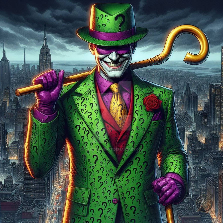 Ninja Riddler Riddler - Edward Nigma by GalleryBrisArt on DeviantArt
