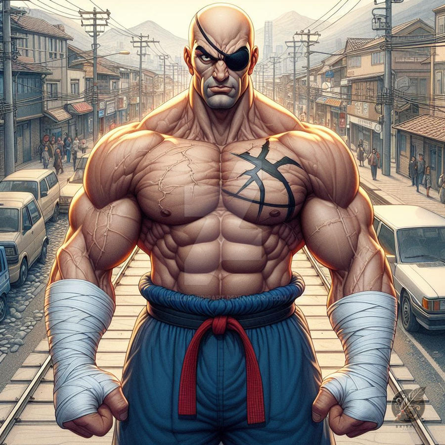 Sagat Rapper Sagat Memes Street Fighter Sagat Close Up GIF | GIFDB.com