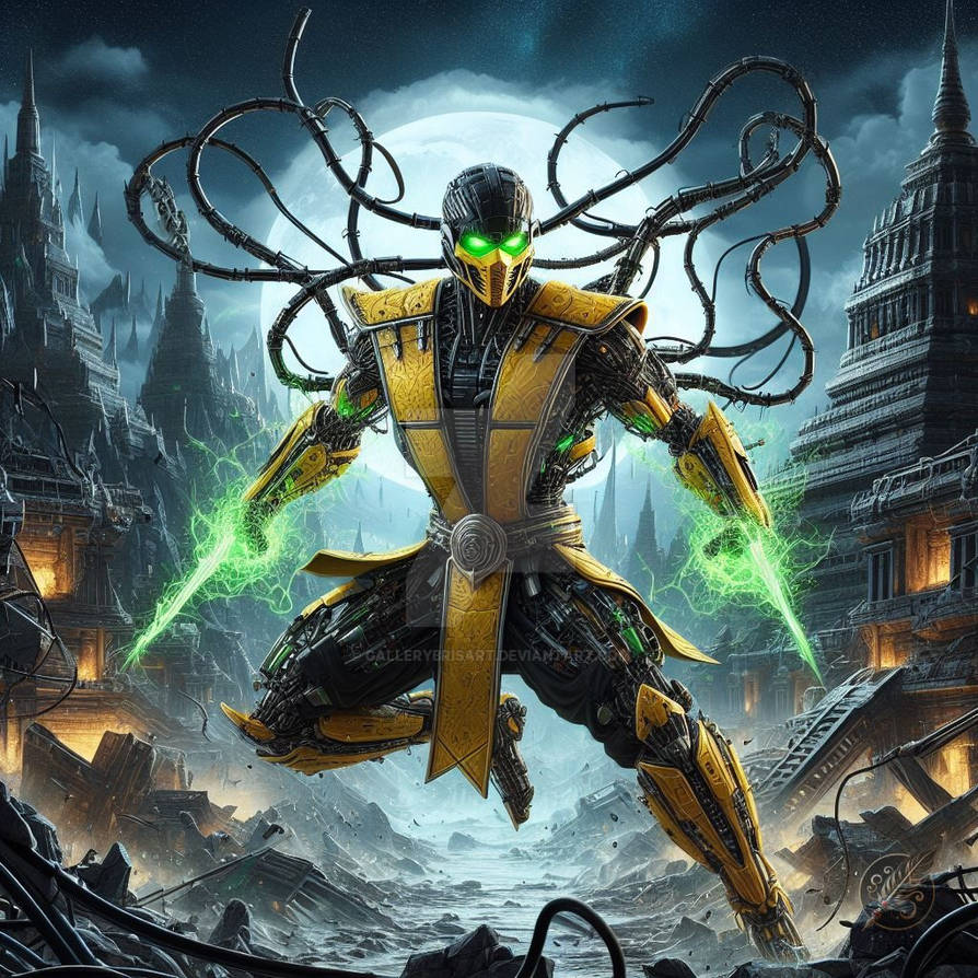 Mortal Kombat - Cyrax by GalleryBrisArt on DeviantArt