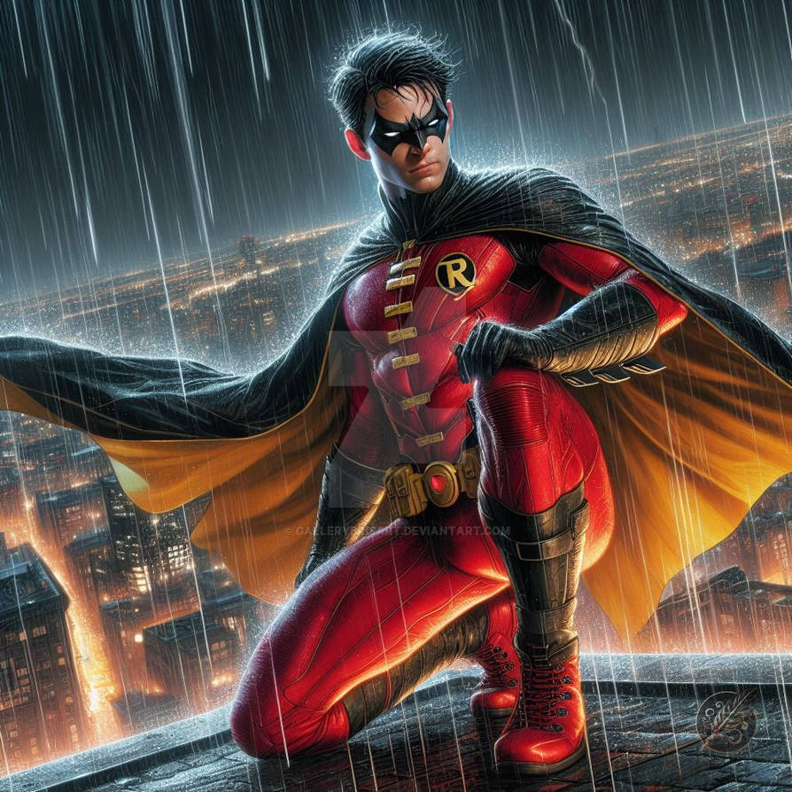 Robin Justice Justice League - Robin - Tim Drake by GalleryBrisArt on DeviantArt