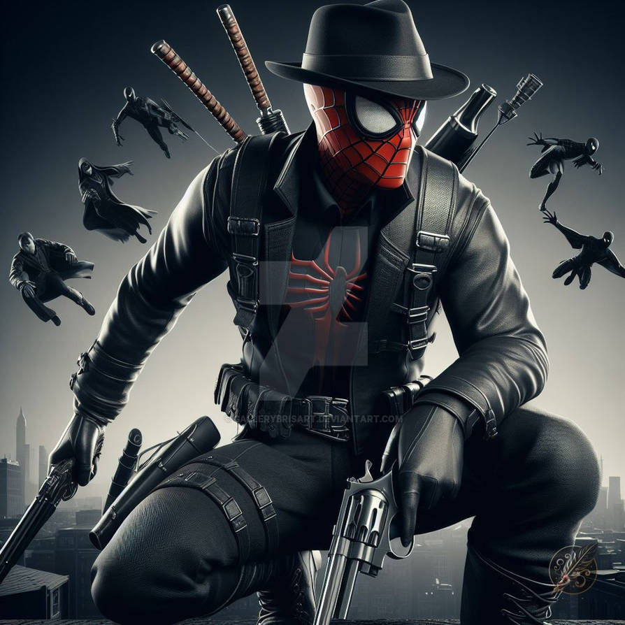 Spider Man Noir By GalleryBrisArt On DeviantArt spider-man-noir-by-gallerybrisart-on-deviantart