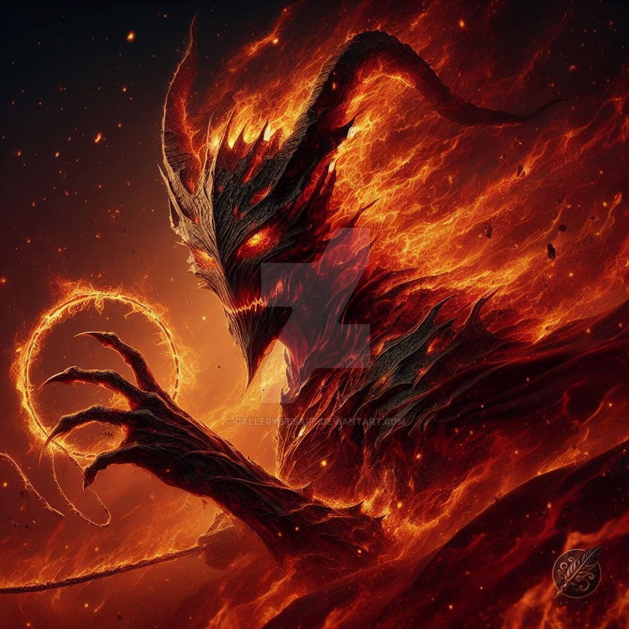 Basic Fire Demon Fire Demon by GalleryBrisArt on DeviantArt