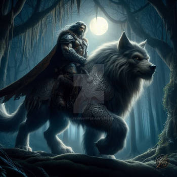 Guy Riding Wolf Warrior Riding a Wolf by GalleryBrisArt on DeviantArt