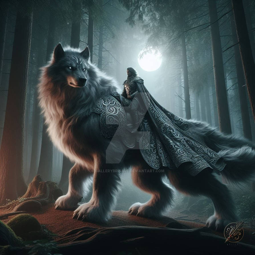 Guy Riding Wolf Warrior Riding a Wolf by GalleryBrisArt on DeviantArt