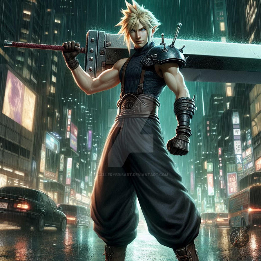 Dj Strife Final Fantasy VII - Cloud Strife by GalleryBrisArt on DeviantArt