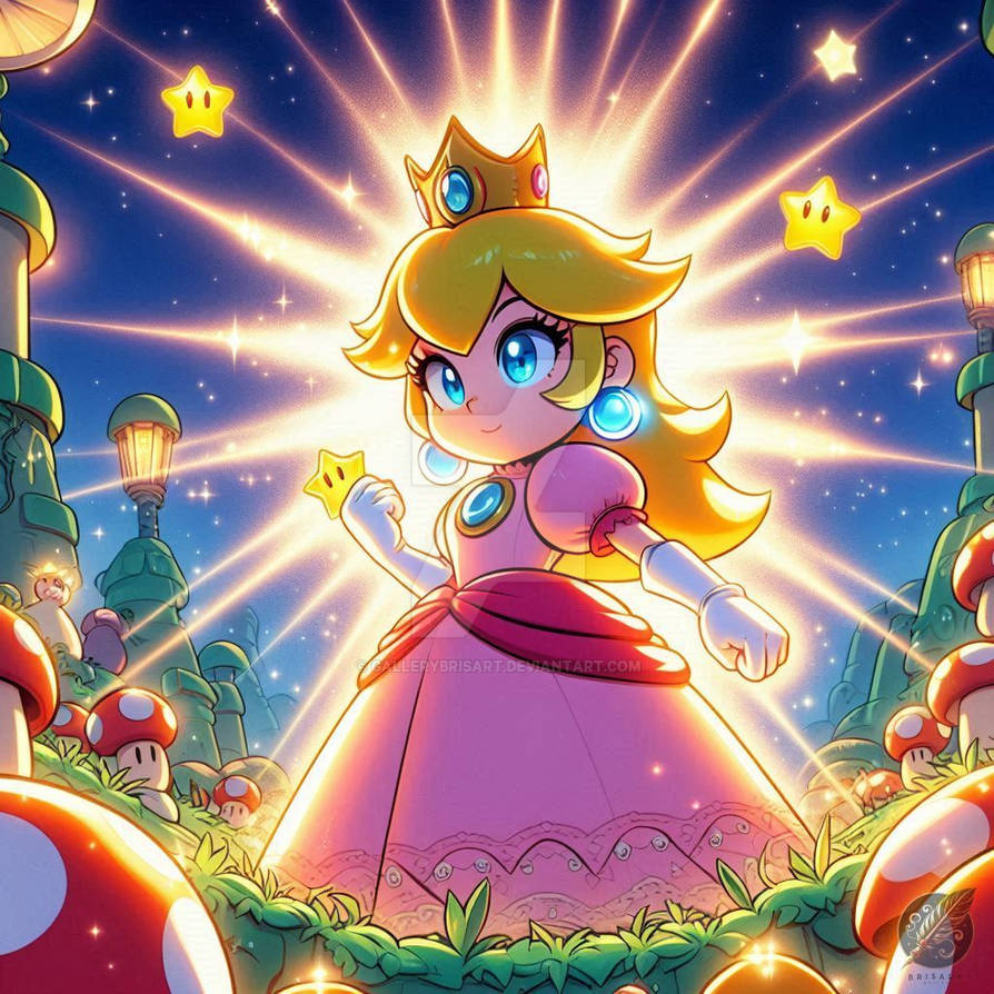 Super Mario Princess Peach By GalleryBrisArt On DeviantArt super-mario-princess-peach-by-gallerybrisart-on-deviantart