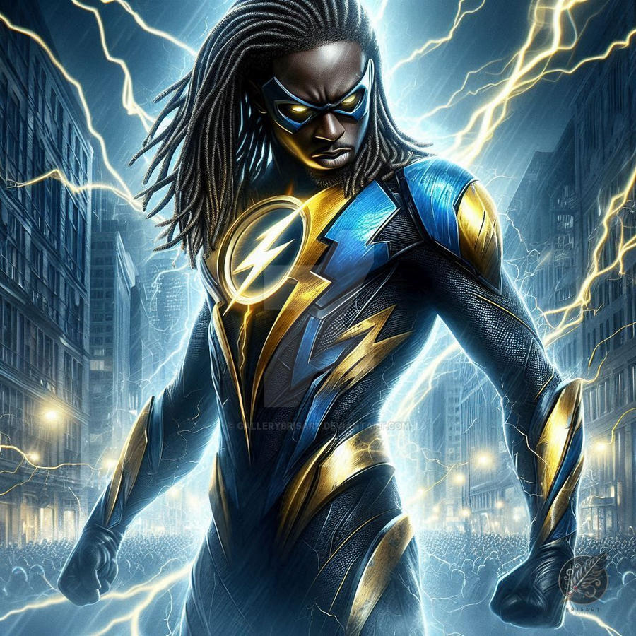 Static Deviantart Justice League - Static Shock by GalleryBrisArt on DeviantArt