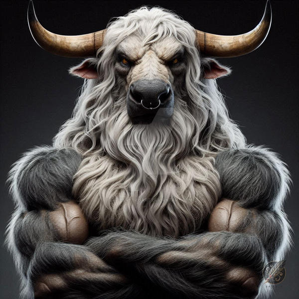 Bodybuilder Bull by GalleryBrisArt on DeviantArt
