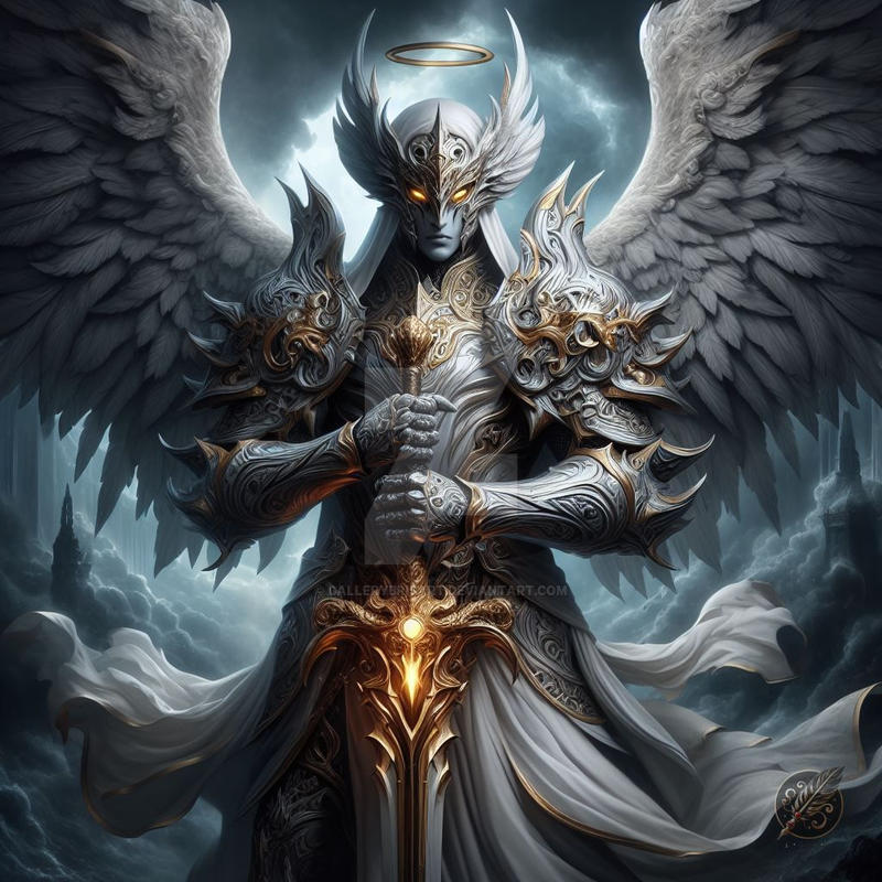 Springtime Warrior Angel Sacred Warrior Angel by GalleryBrisArt on DeviantArt