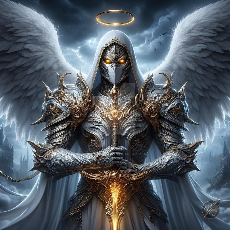Sacred Warrior Angel by GalleryBrisArt on DeviantArt