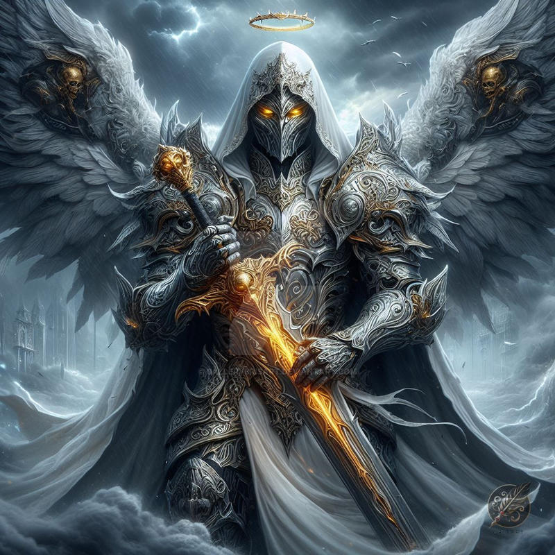 Springtime Warrior Angel Sacred Warrior Angel by GalleryBrisArt on DeviantArt