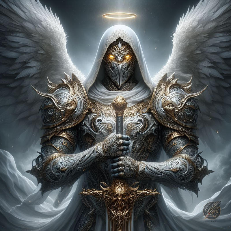 Sacred Warrior Angel by GalleryBrisArt on DeviantArt