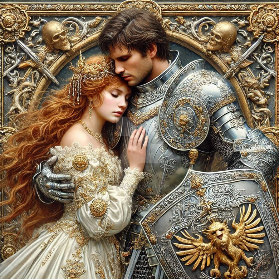 Knight and Lady by GalleryBrisArt on DeviantArt