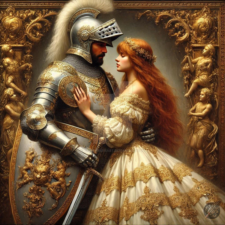 Knight and Lady by GalleryBrisArt on DeviantArt