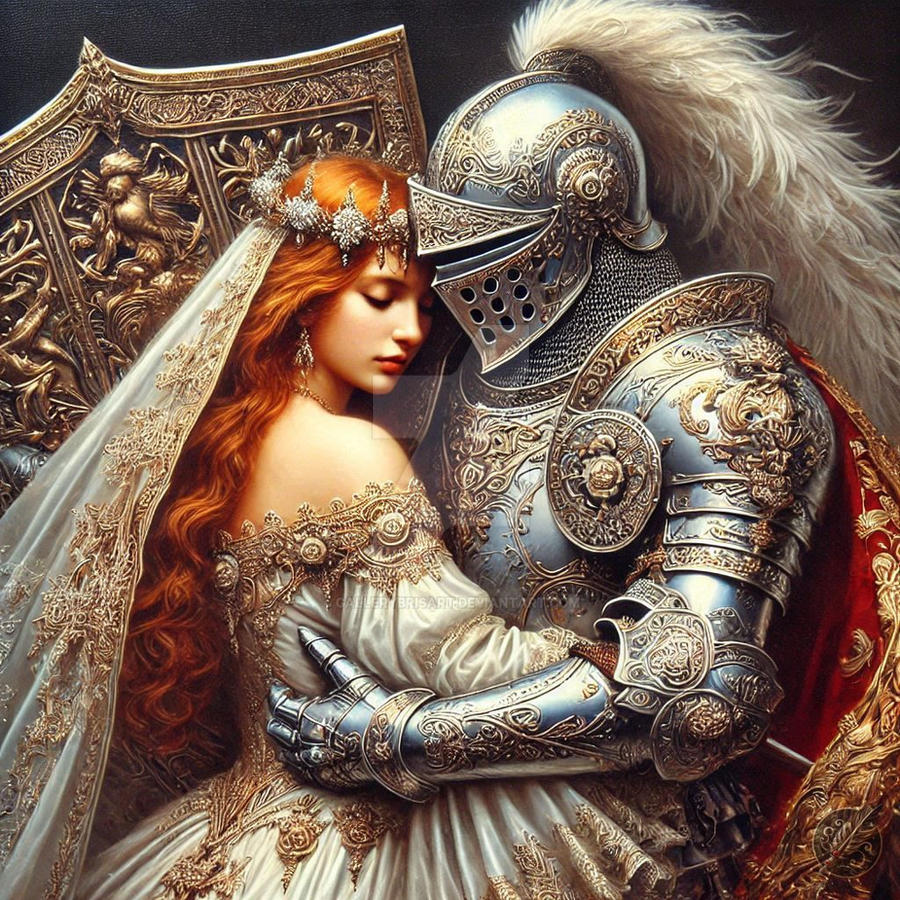 Knight and Lady by GalleryBrisArt on DeviantArt