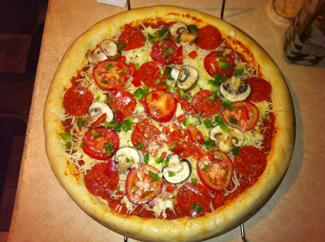 Homemade Pizza UNBAKED