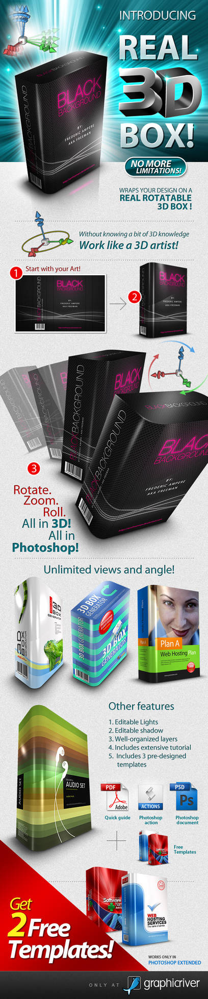 Creat 3d Box Real 3D Box Generator and Template! by Kluzya on DeviantArt