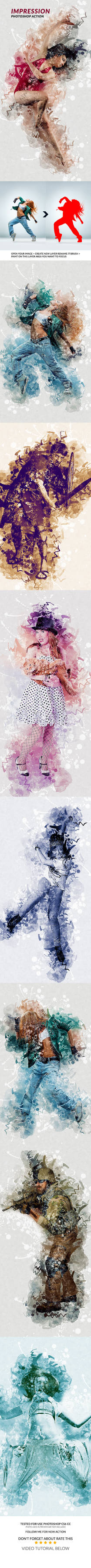 Impression Photoshop Action by Kluzya on DeviantArt