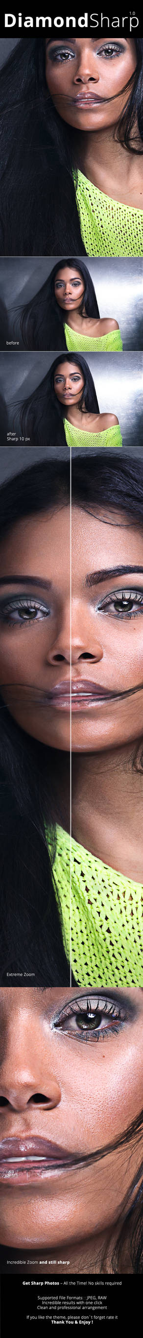 Diamond Sharp Photoshop Action by Kluzya on DeviantArt