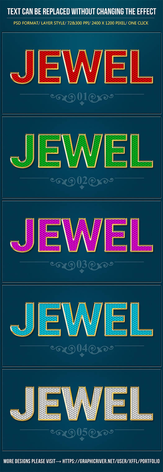 Jewell Script Jewel Text Effects by Kluzya on DeviantArt