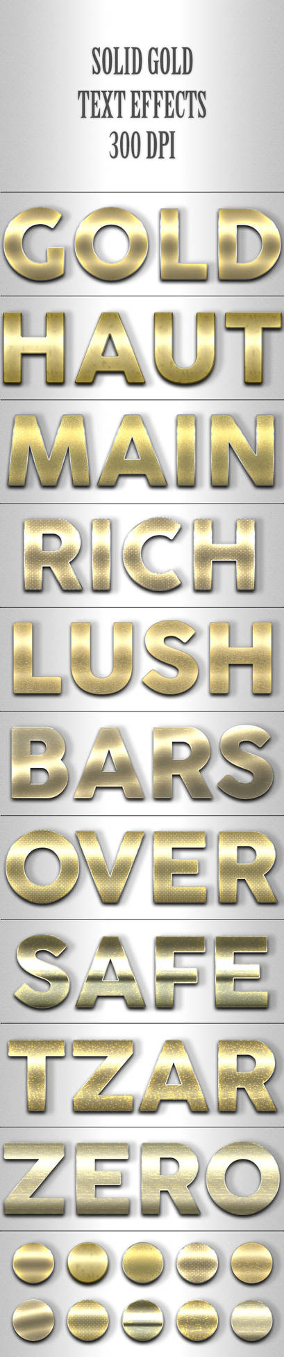 Solid Gold Text Effects by Kluzya on DeviantArt