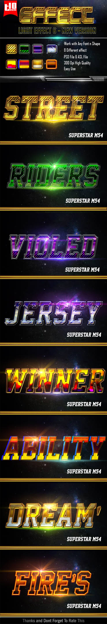 Light Text Effect 6 by Kluzya on DeviantArt