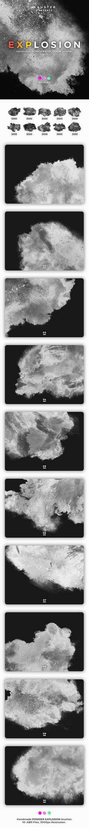 Powder Explosion Brushes by Kluzya on DeviantArt