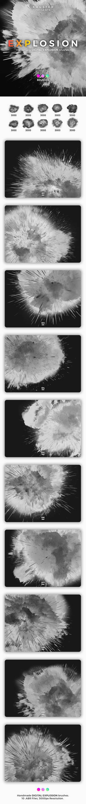 Digital Explosion Brushes by Kluzya on DeviantArt