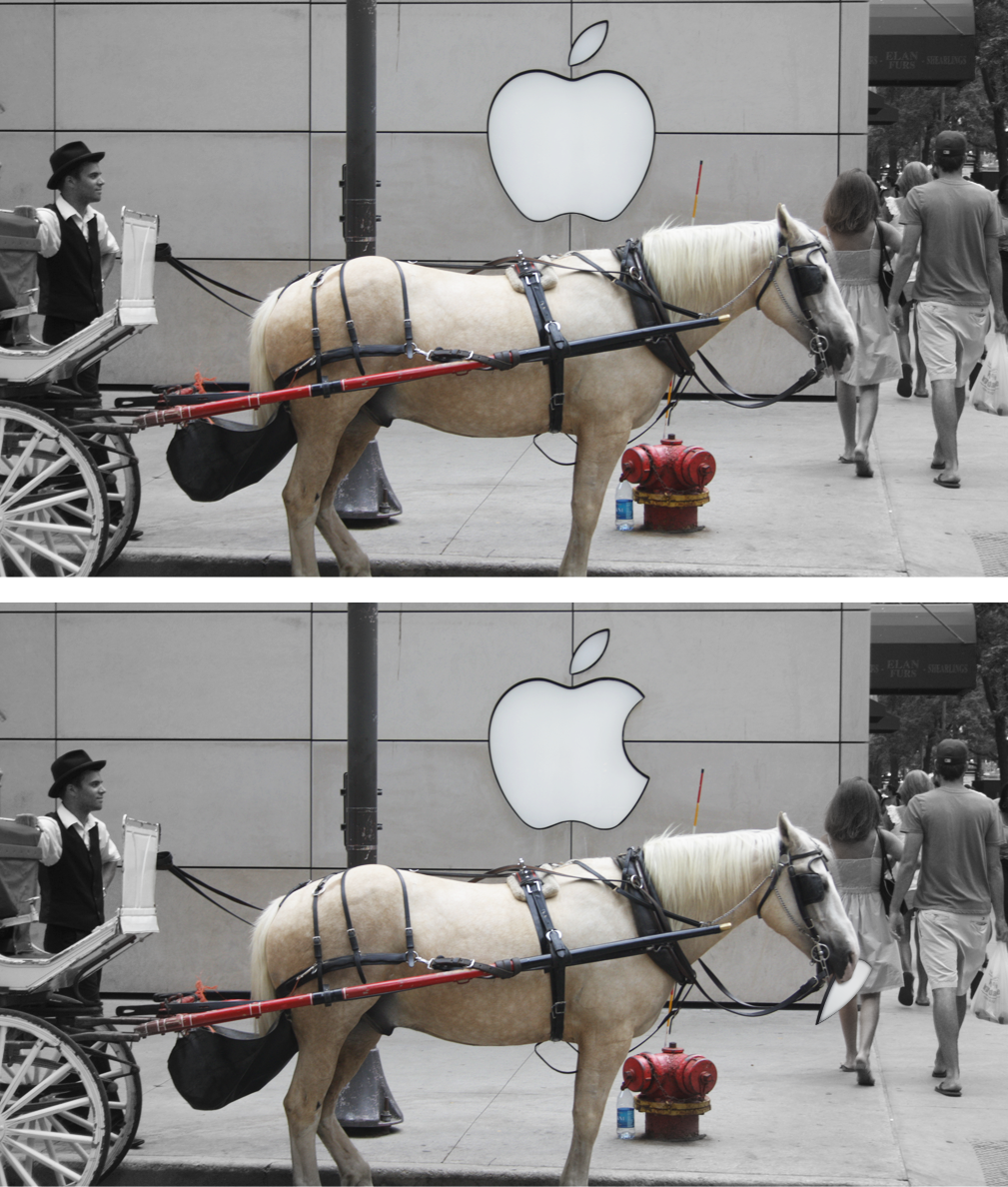 How the Apple logo was created