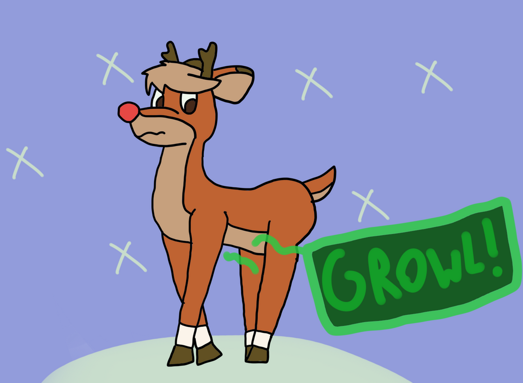 Rudolph The Red Nosed And Hungry Reindeer by killhaloring on DeviantArt Rudolph The Red Nosed And Hungry Reindeer by killhaloring on DeviantArt