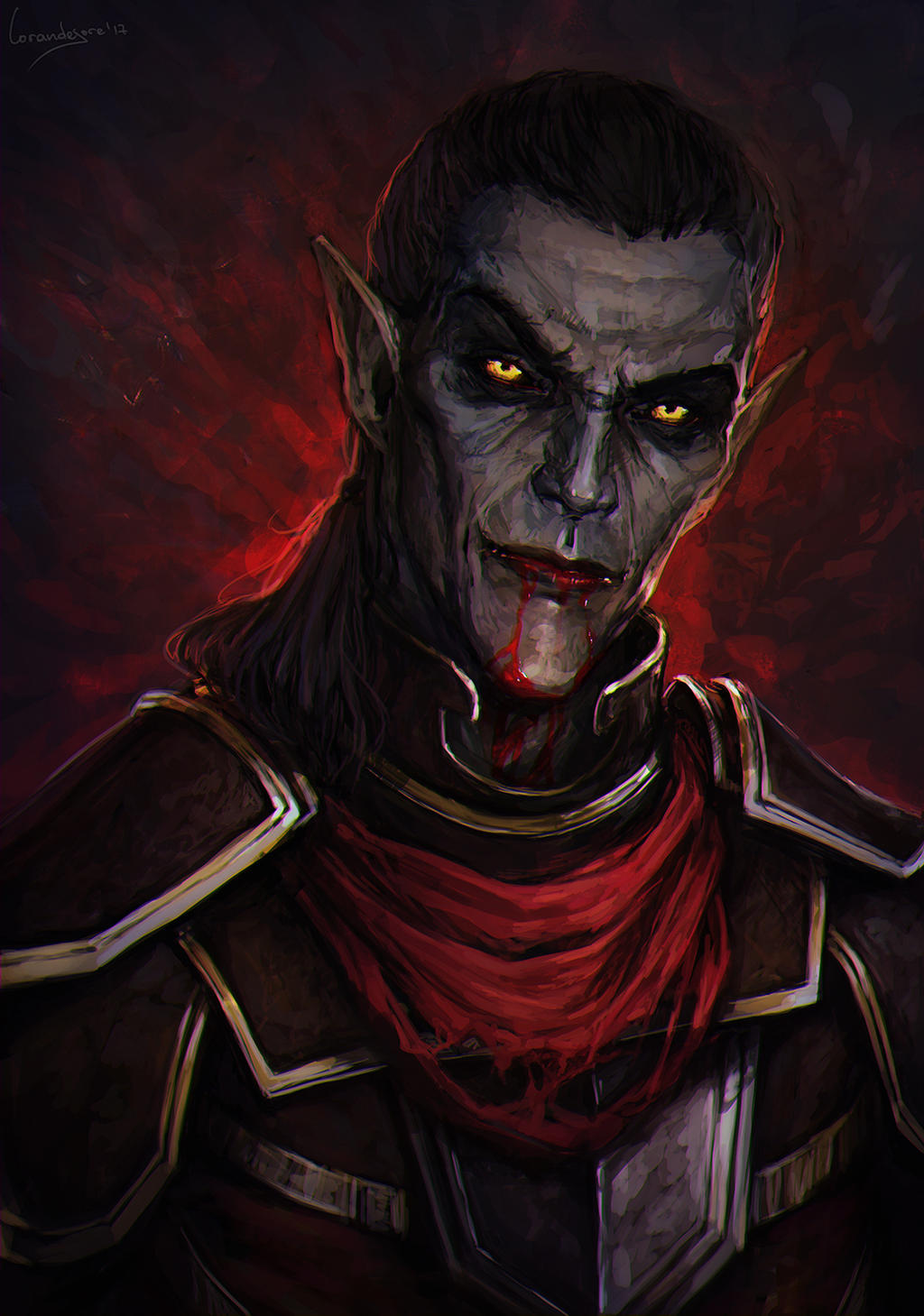 Dunmer by LoranDeSore on DeviantArt