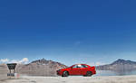 My lancer in Bonneville by livetodream215