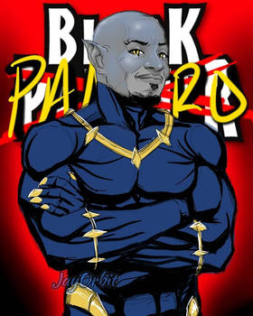 Black Panthro aka Tony Baker by JayOrbit 