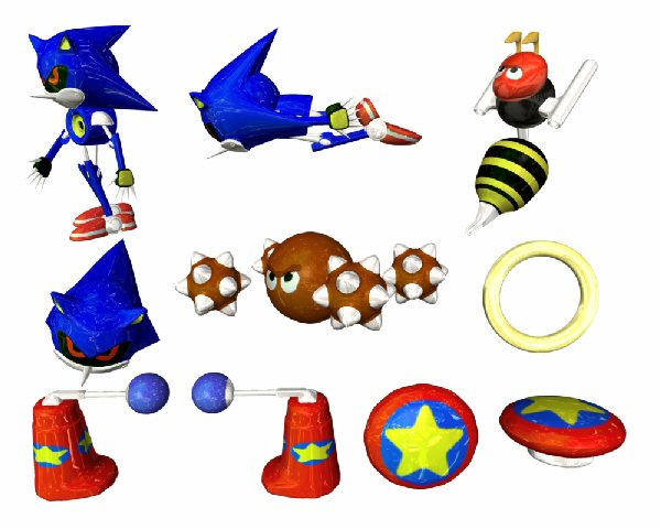 Sonic R Objects Sonic objects by optocranium on DeviantArt