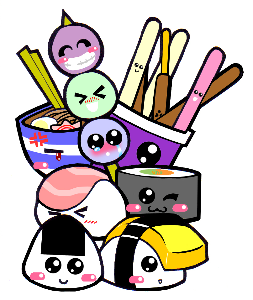 Japanese Food by AnzennaArtz on DeviantArt Japanese Food by AnzennaArtz on DeviantArt