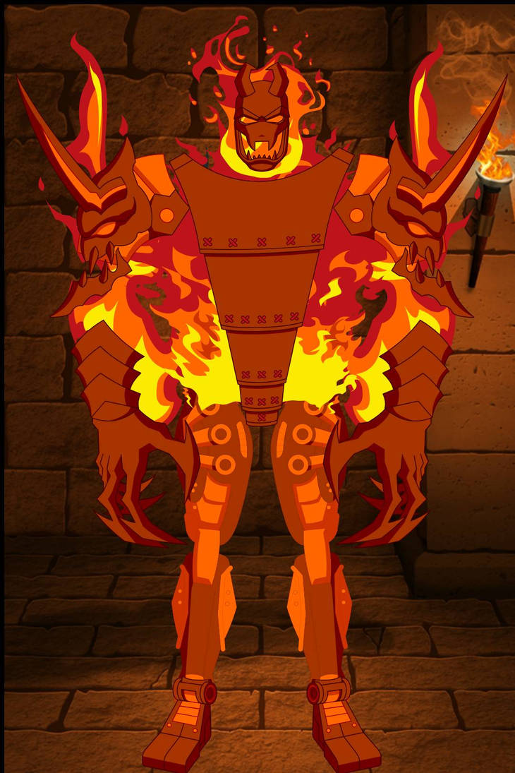 Furnace Golem by thirteeneighteenfive on DeviantArt