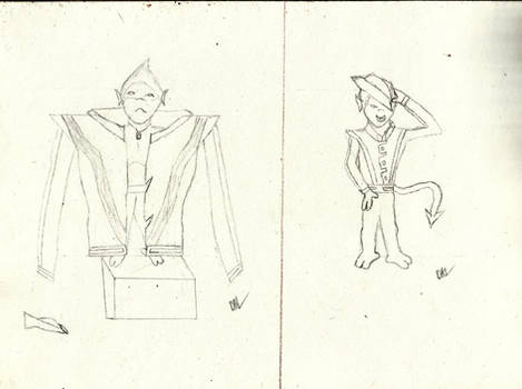 B the Bamf sketches in thriller jacket