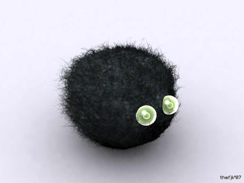 Cute Hairball by thefjk