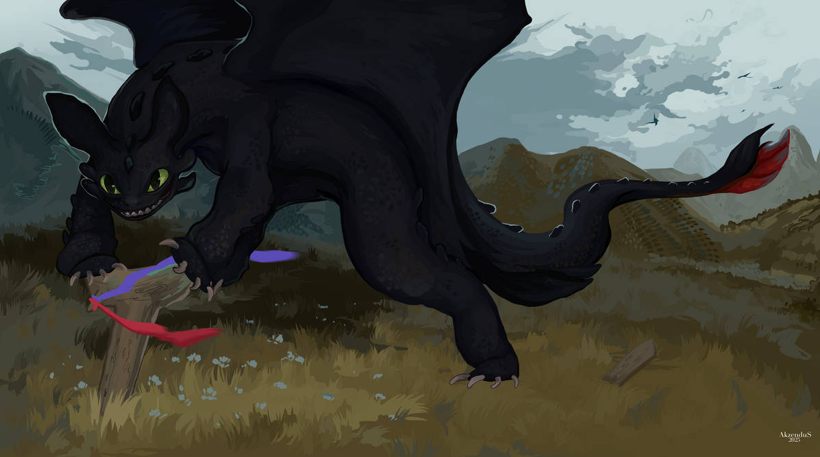 Toothless Vagrant Toothless by AkzenduS on DeviantArt