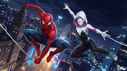 Spiderman Duo - Spider-Gwen