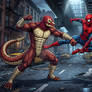 Spiderman versus The Rattler #rattlesnake