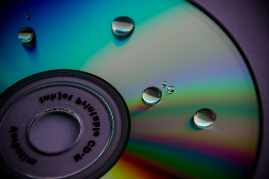 Cliche Droplet on CD