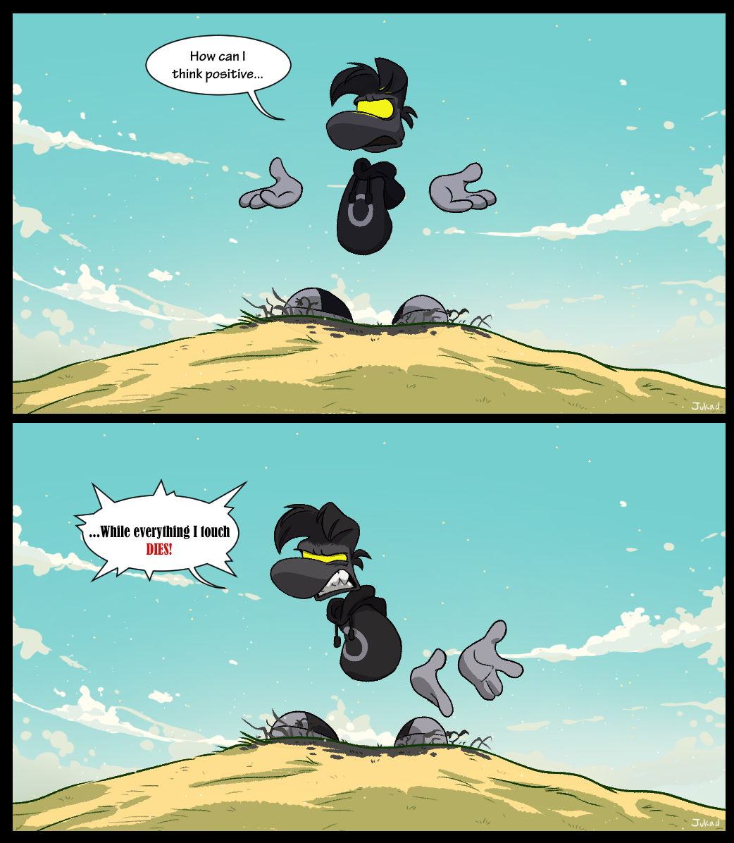 Think Positive Deviantart Rage Think positive by Jukad on DeviantArt