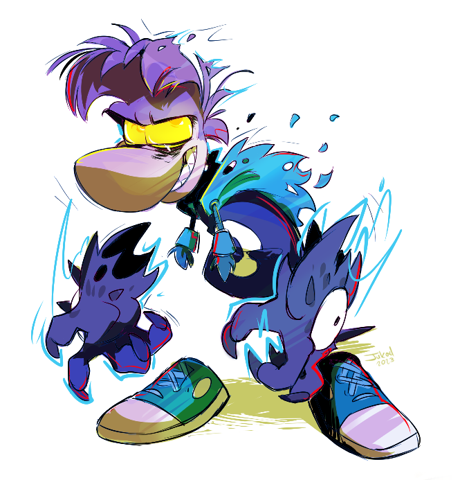 It's a canon event Rayman by Jukad on DeviantArt