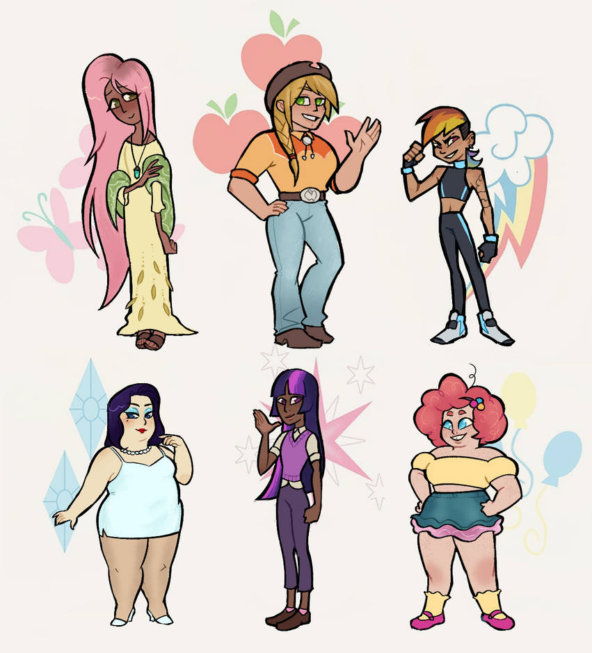 Human Deviantart Human Ponies by M8tuna on DeviantArt