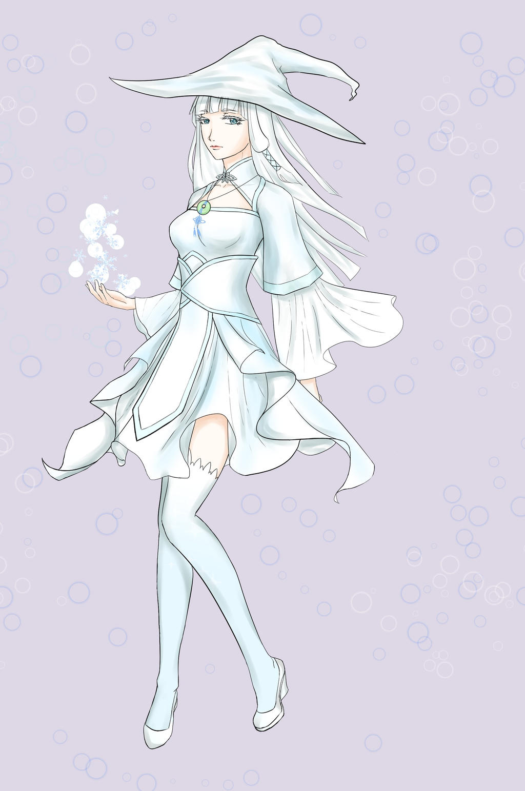 Deviantart White Robe The White Robed Witch (Take 2) by BunnyMaid on DeviantArt