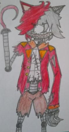 Foxy Humanized Nightmare Foxy (Humanized) by TDTUCaptainMK on DeviantArt